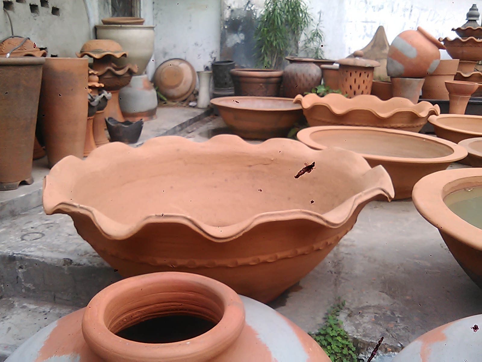 Jual Produksi Pot  Bunga Teratai  Keramik Mulya Plered