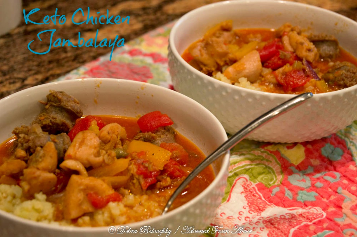 Adorned From Above Easy Chicken Jambalaya Keto Friendly