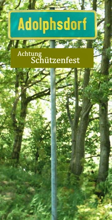 Heideort Steinhorst Niedersachsen Achtung Schutzenfest In
