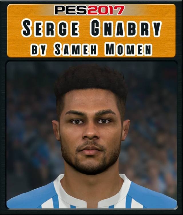 Serge Gnabry Face - PES 2017 - PES BELGIUM GLORY