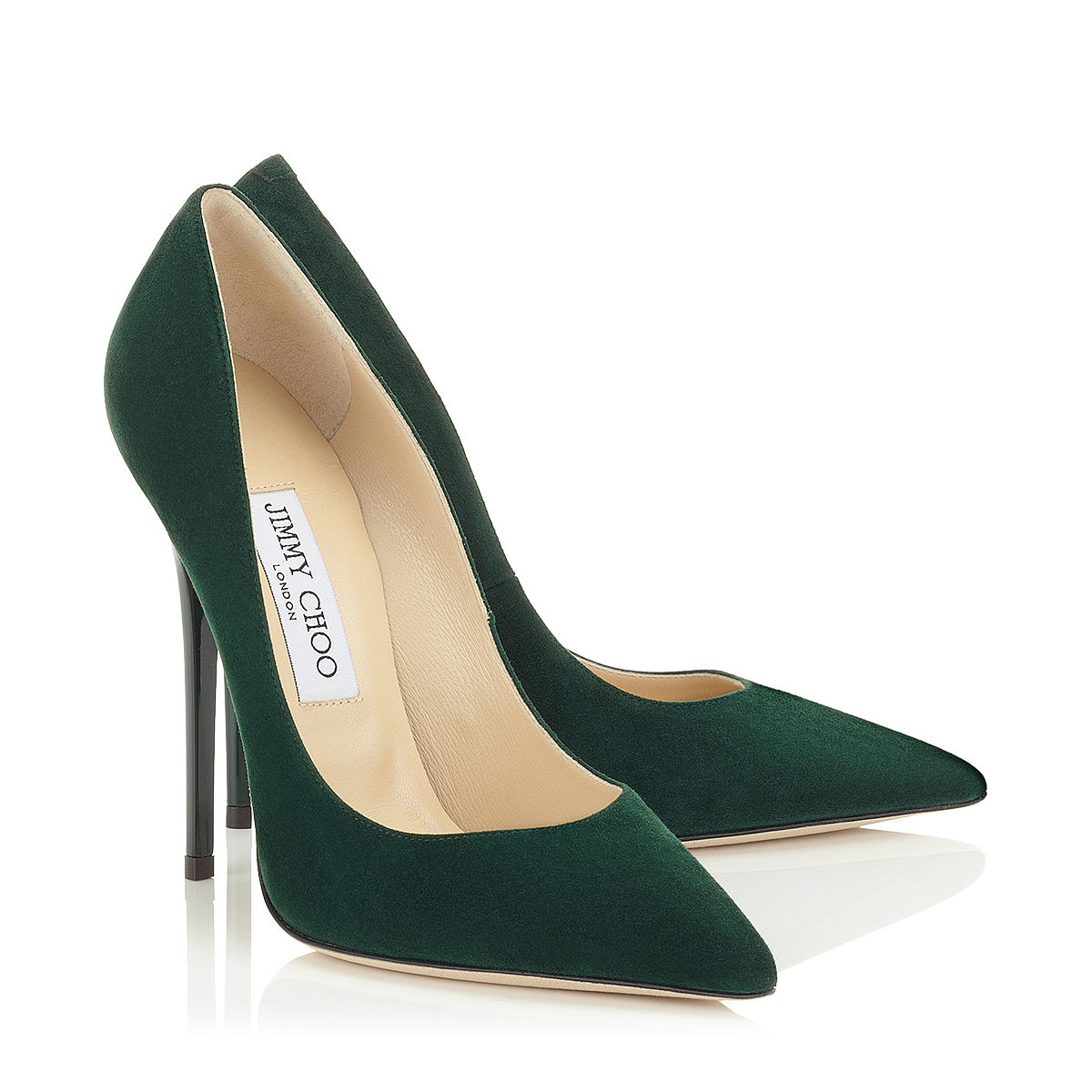 JIMMY CHOO ANOUK EVERGREEN SUEDE - Reed Fashion Blog