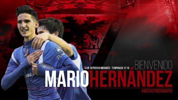 Oficial: El Mirandés firma a Mario Hernández