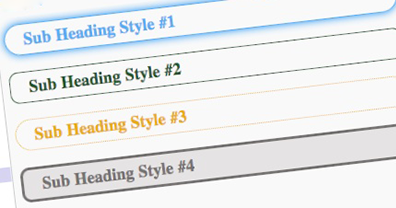 4 Awesome CSS Style Style Headings For Your Blog - Queency's Blog