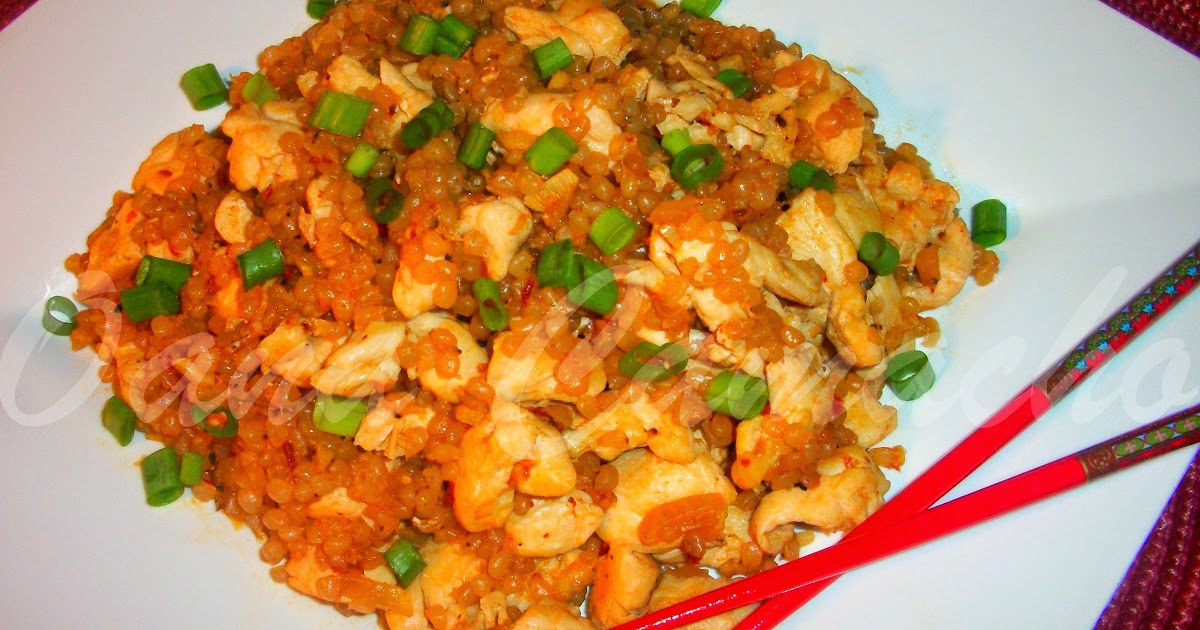Cooking with love ! OREZ SHIRATAKI CU PUI ASIATIC ( ASIAN CHICKEN & SHIRATAKI RICE STIR FRY )