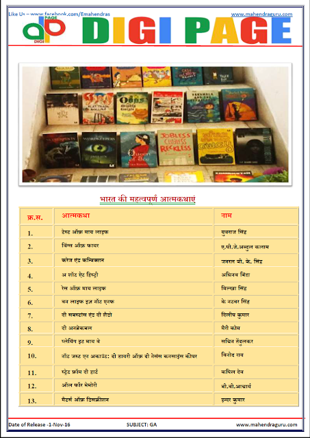    DP | Autobiographies | 1 - Nov- 16