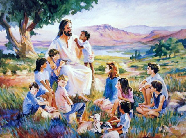 Jesus Teaching Children