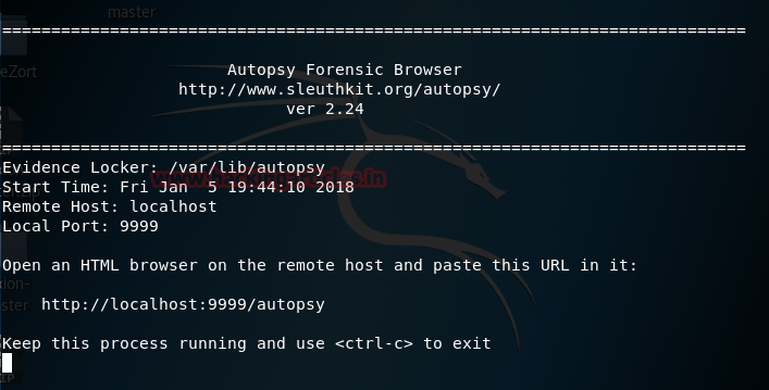 forensics tools in Kali Linux