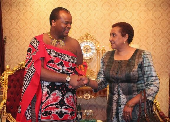 Dkt Stergomena L Tax Amtembelea Mfalme King Mswati Ii Swaziland Michuzi Blog 