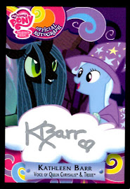 My Little Pony Kathleen Barr - Trixie & Queen Chrysalis Series 3 Trading Card