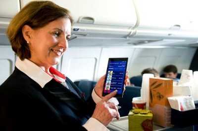 Delta provided its flight attendants with the sleek Lumia 1520 phablet