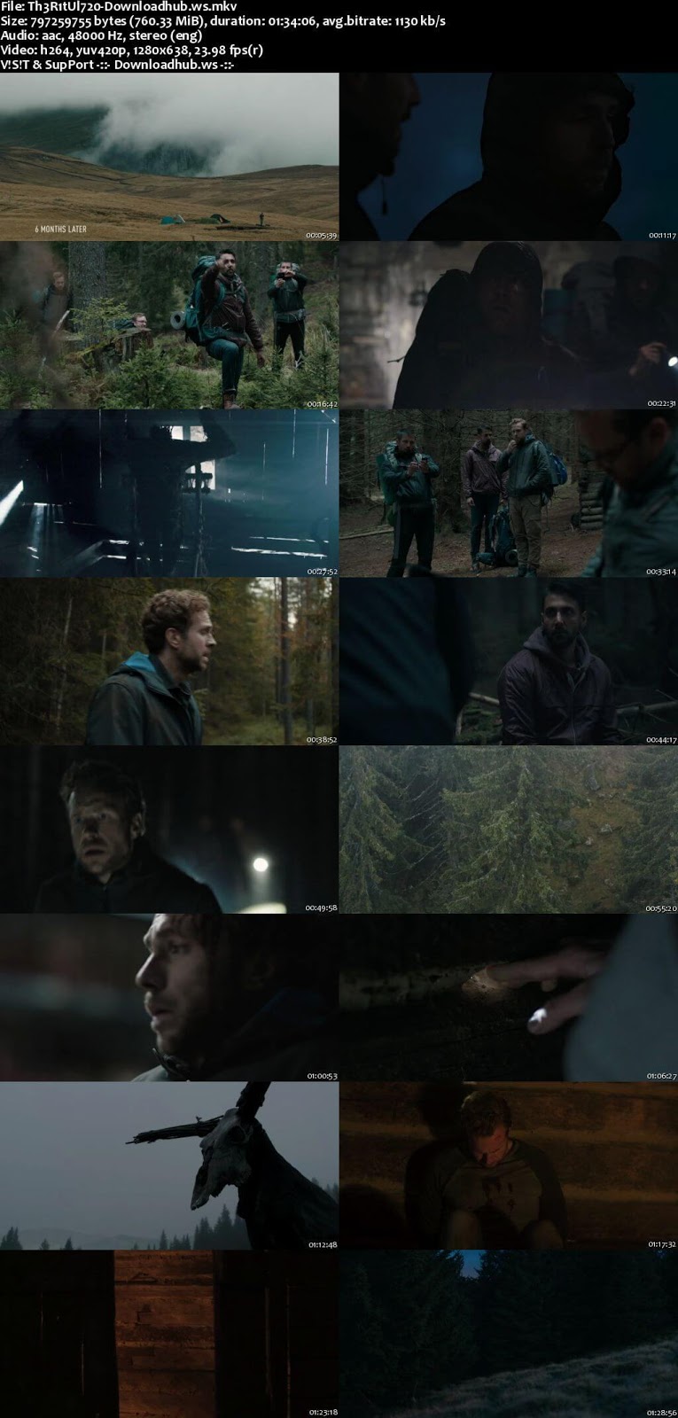 The Ritual 2017 English 720p Web-DL 750MB