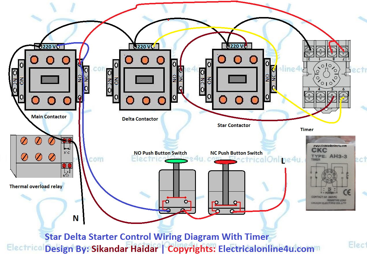 Star Delta Control Wiring Diagram - toughinspire