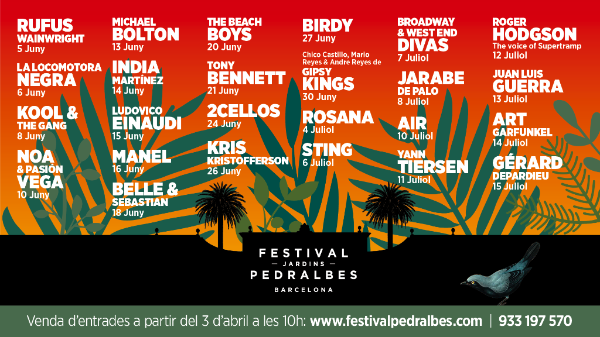 Festival Pedralbes 2017