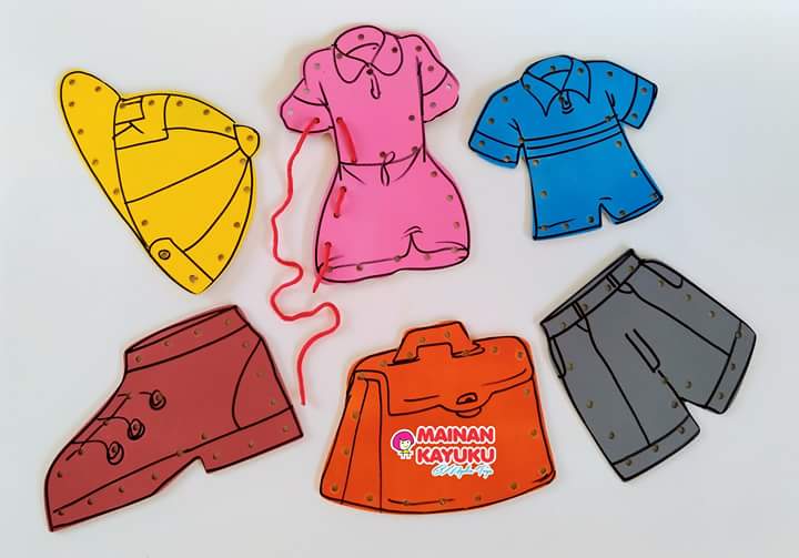 Menjahit Pola Mainan Montessori TK - SEBUTIK EDUTOYS