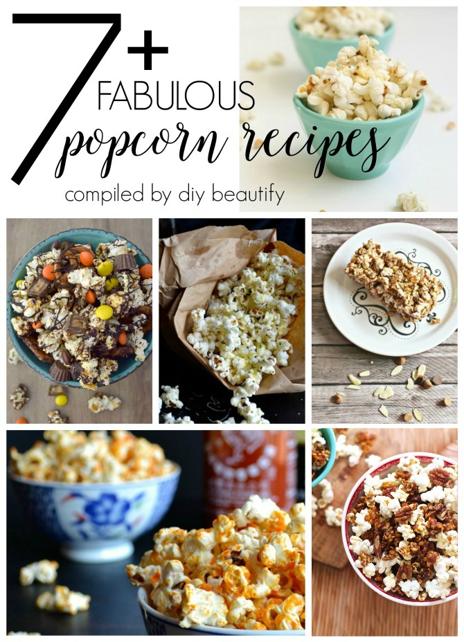 Savory and Sweet Popcorn Recipes DIY beautify