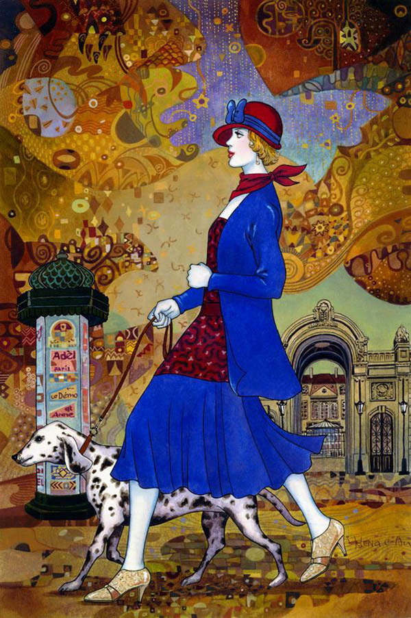 Helen Lam | Chinese-born Canadian Art Déco painter Helen Lam | Chinese-born Canadian Art Déco painter