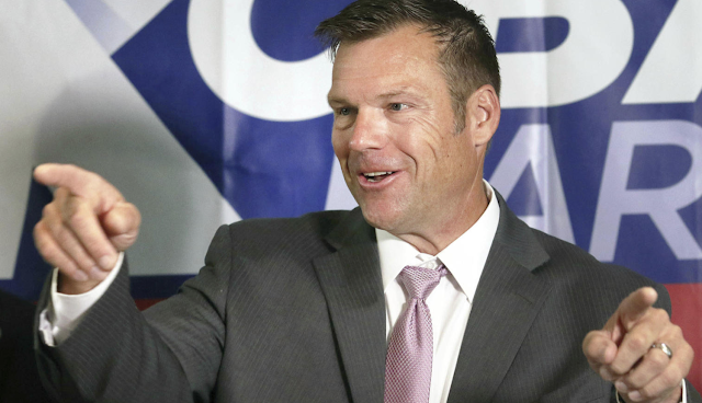 Kansas governor's race turns nasty as Kobach's lead dwindles