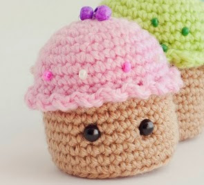 PATRON GRATIS CUPCAKE AMIGURUMI 