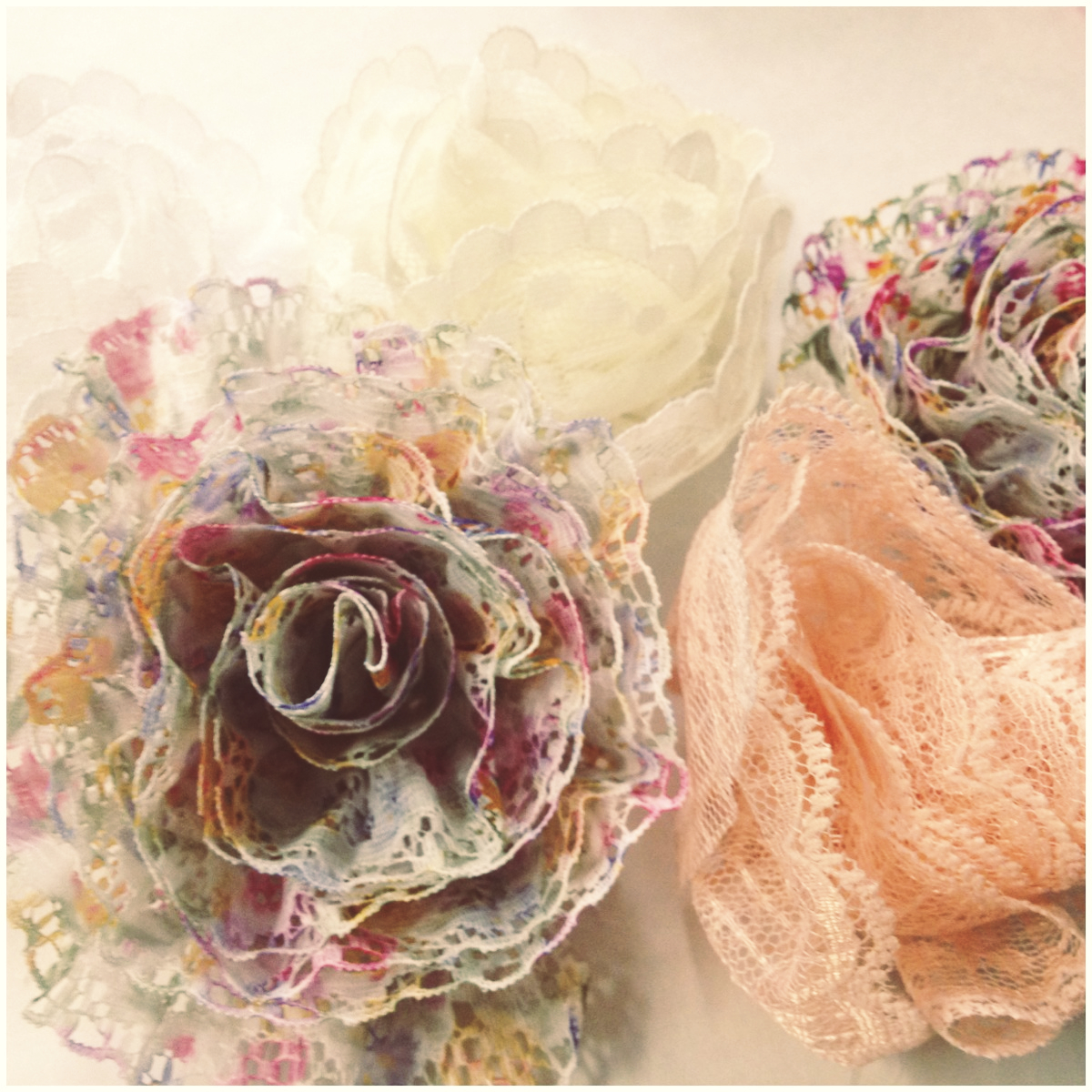 Ashley Thunder Events Pretty DIY Lace Flowers