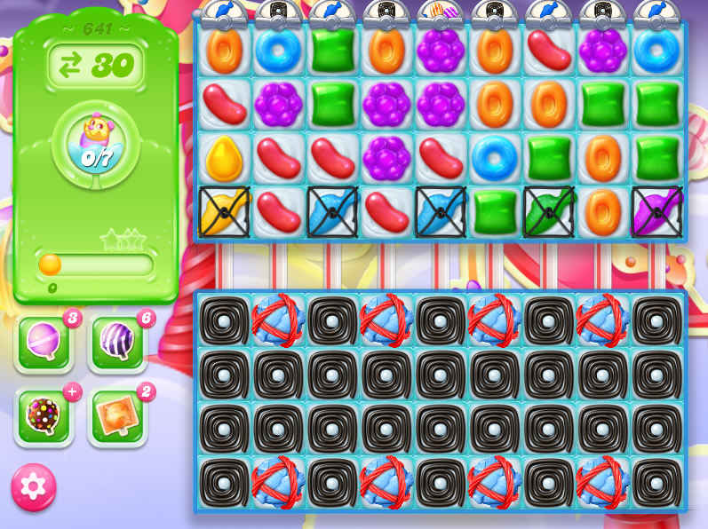 Candy Crush Jelly Saga level 641 Candy Crush Jelly Saga level 641