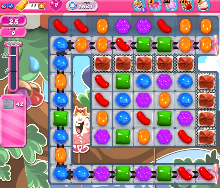 Candy Crush Saga 1681 Candy Crush Saga 1681