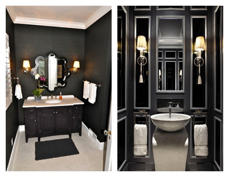 Decorar baños en Negro