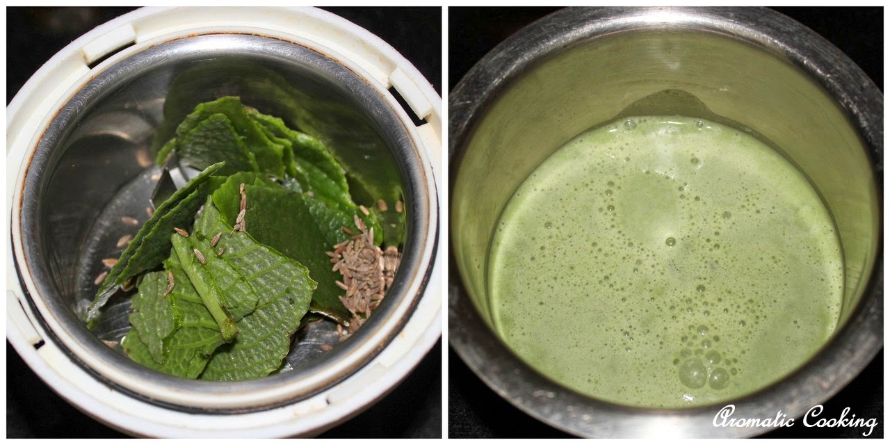 Aromatic Cooking Karpuravalli ( Doddapatre ) Moru, Ajwain Leaves