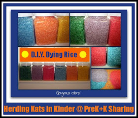 photo of: DIY Rice Dying by Herding Kats in Kindergarten @ PreK+K Sharing