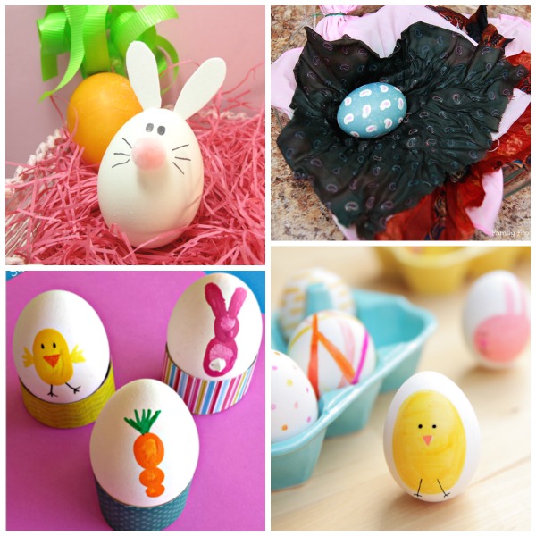 20 MESS FREE WAYS FOR TODDLERS TO DECORATE EGGS. these are fantastic! {No more stained skin}