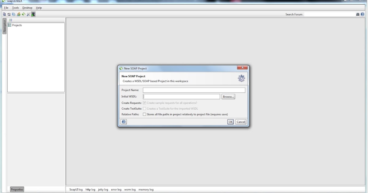 Java Hit WSDL checking through SOAP UI Tool