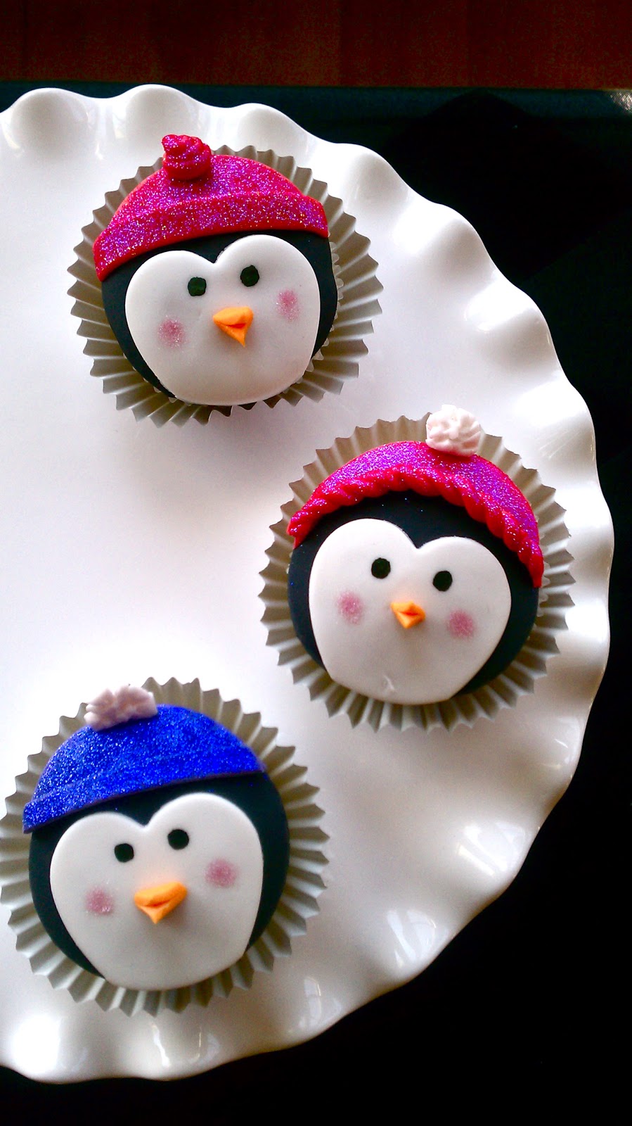 Butrcreamblondi Penguin Cupcakes