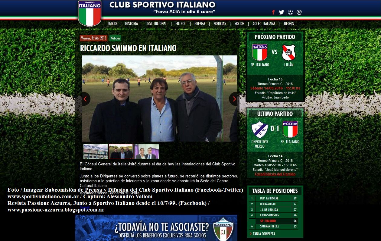 Predio del club - Sportivo Italiano 