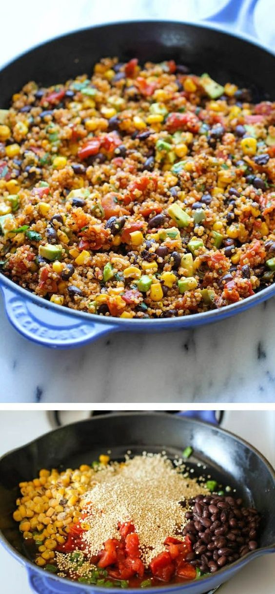 ONE PAN MEXICAN QUINOA Family Cooking