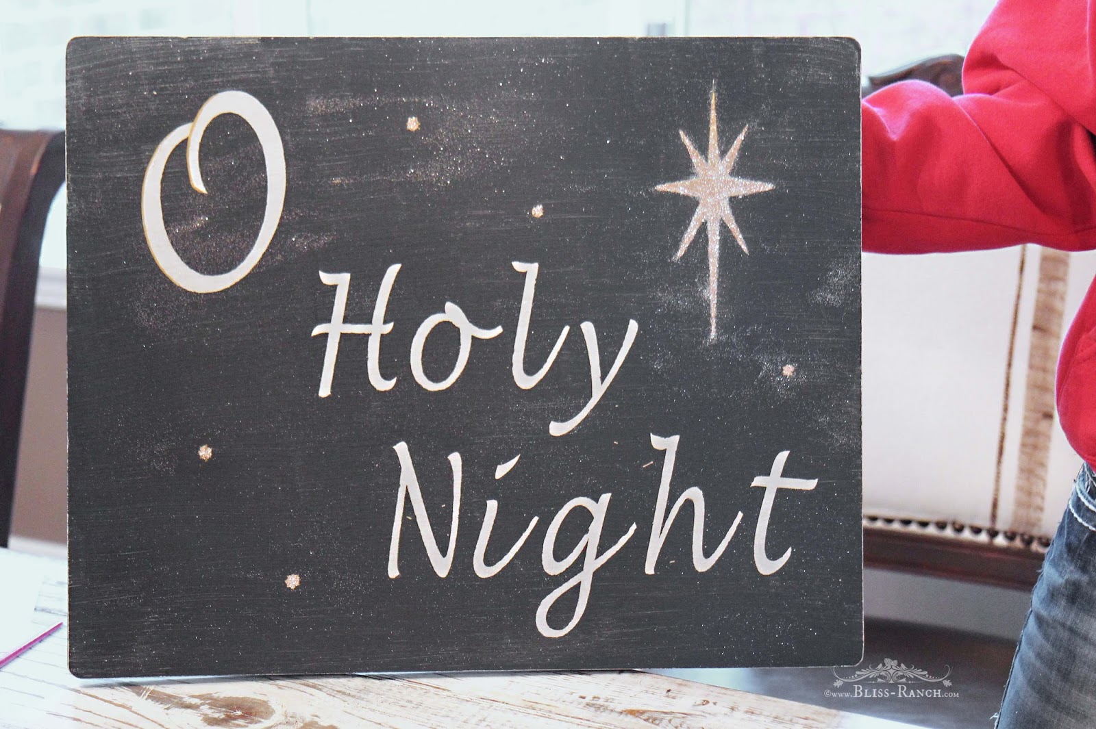 O Holy Night Sign, Bliss-Ranch.com