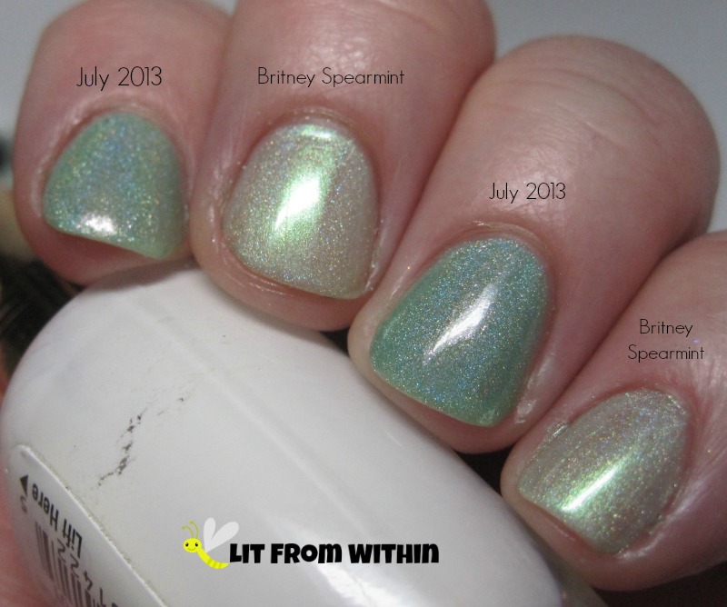 Enchanted Polish Britney Spearmint and July 2013
