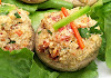 Tempeh Stuffed Mushrooms