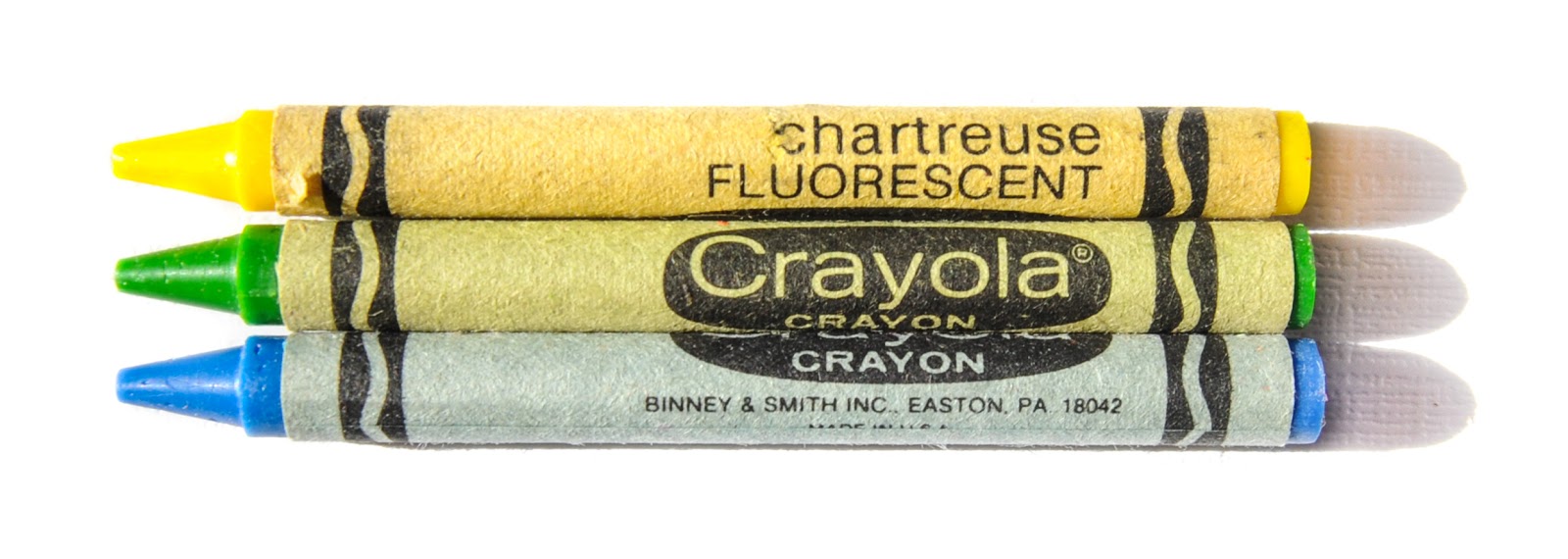 Crayola Fluorescent Crayons What's Inside the Box Jenny's Crayon