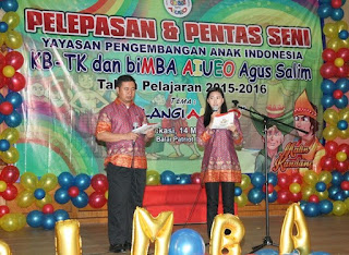 biMBA Agus Salim Bekasi, Mengadakan Acara Pelepasan dan Pentas Seni