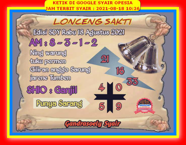 Syair Sydney Hari Ini 18 Agustus 2021 Opesia Official Syair Sydney Hari Ini 18 Agustus 2021 Opesia Official