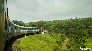 Dudhsagar train monsoon journey, way to Castle Rock