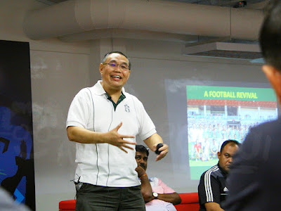Mr Bernard Teo talks passionately about the SJI football revival