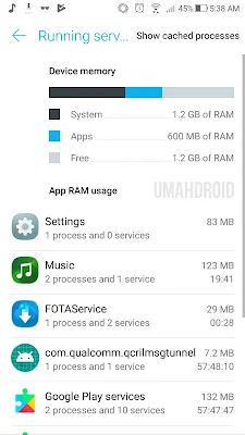 Performa Android Oreo Asus Zenfone