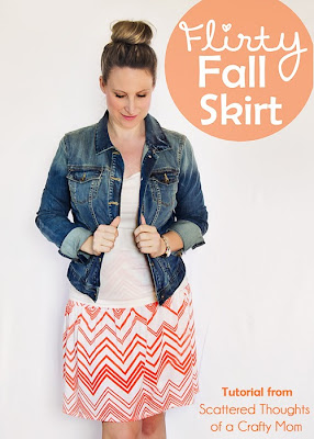 Learn how to sew a flattering, flirty skirt for all sizes in this super simple tutorial.