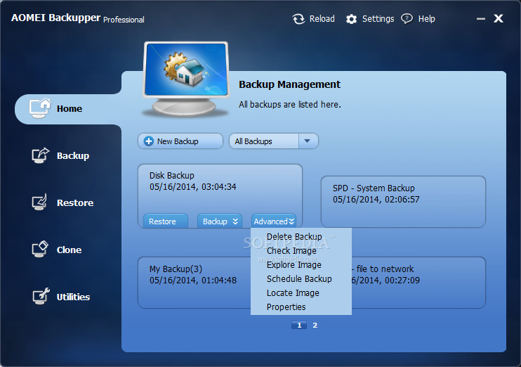 AOMEI Backupper Professional 4.0.2 Full Version + Serial Key | Download