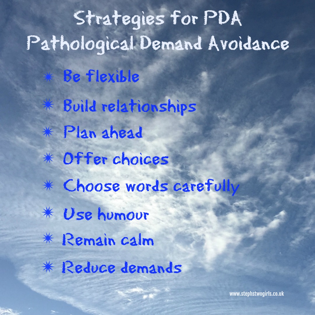Steph's Two Girls Strategies for PDA (Pathological Demand Avoidance)