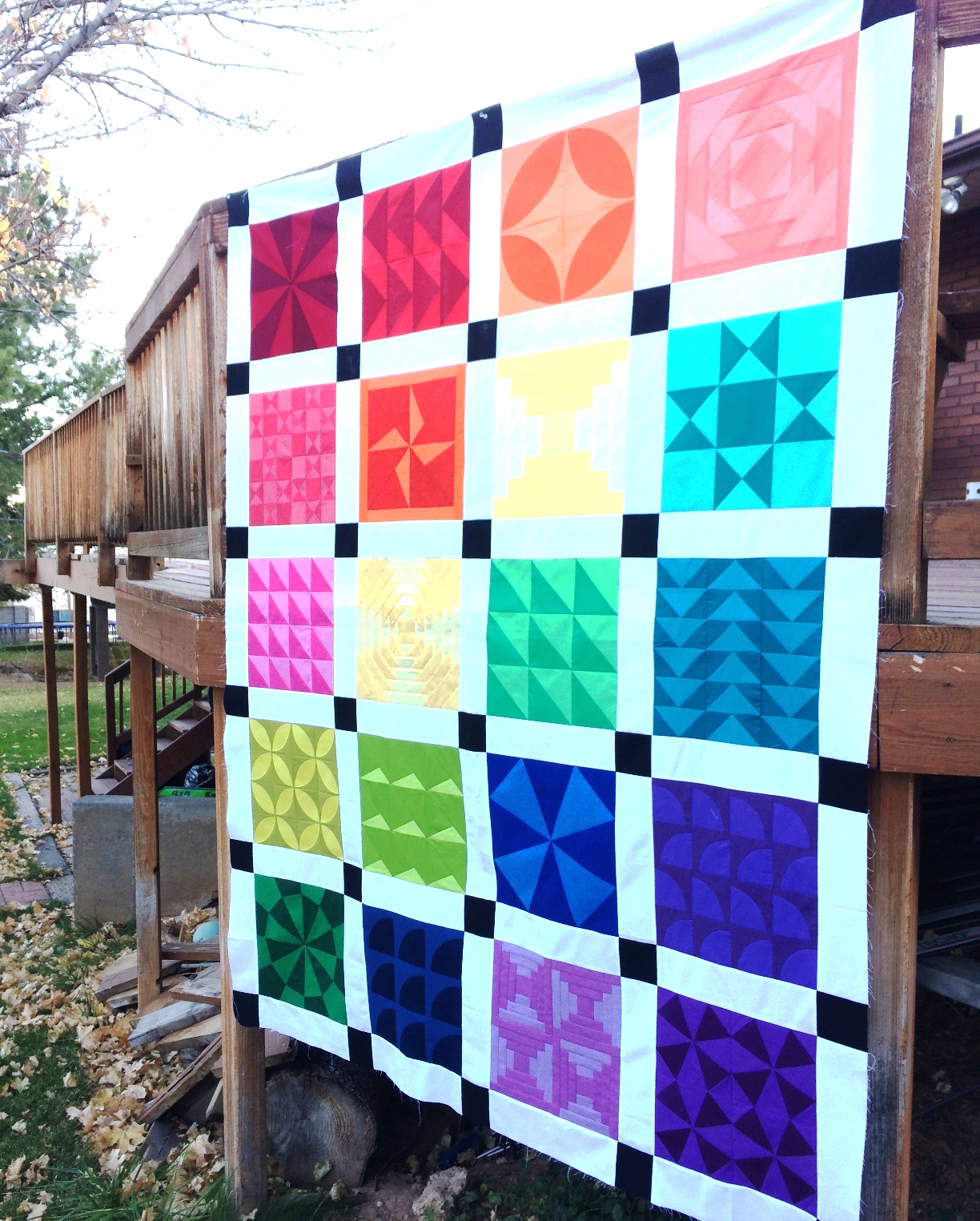 Happy Quilting Bella Skill Builder Quilt Top!!!