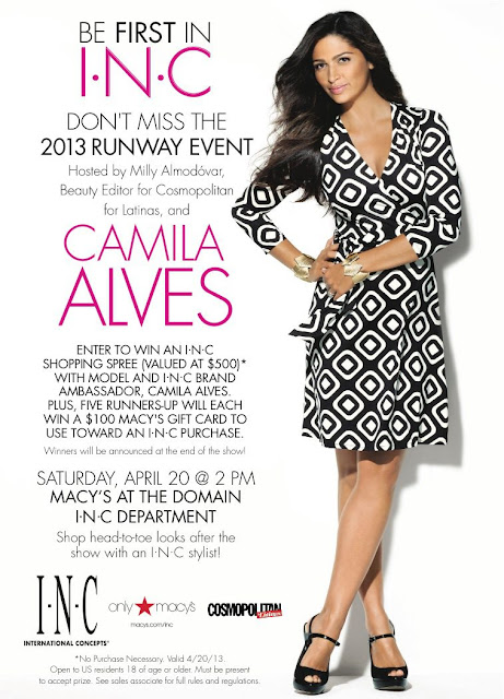 Camila Alves and Cosmo for Latina's Runway Event