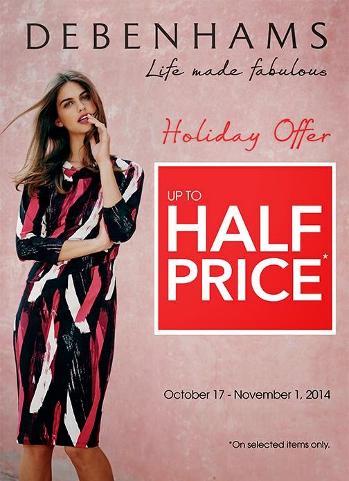 Manila Shopper Debenhams Holiday Offer OctNov 2014