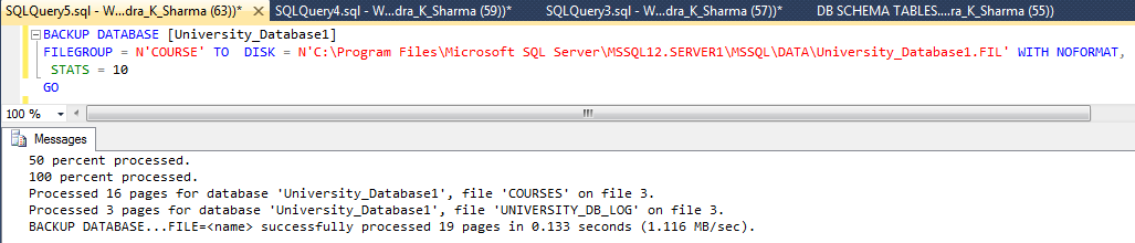 SQL SERVER DATABASE BACKUPS(FULL,LOG,DIFFERENTIAL,FILE AND FILEGROUP ...