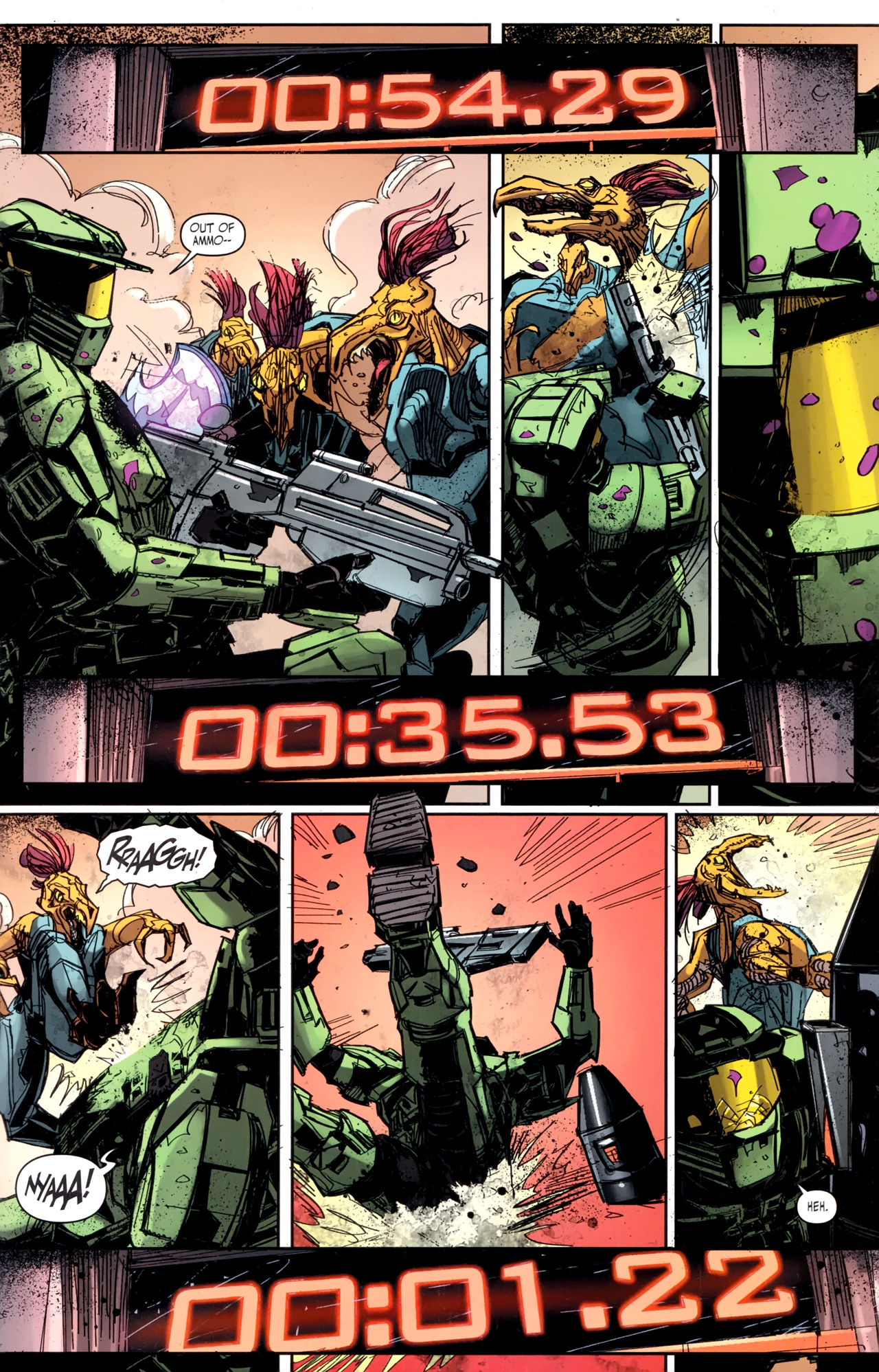 Read online Halo: Fall Of Reach - Covenant comic -  Issue #2 - 17